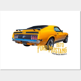 1970 Ford Mustang Mach 1 Fastback Posters and Art